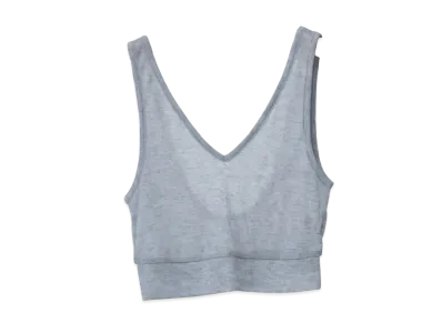 Ernie Palo Sheer rib Bralette "Gray"