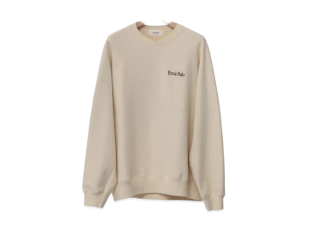 Ernie Palo Crew Neck Sweat "Ivory"