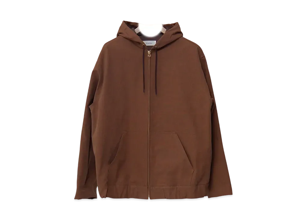 Ernie Palo Cotton Nidom Hooded Zip Blouson "Camel"