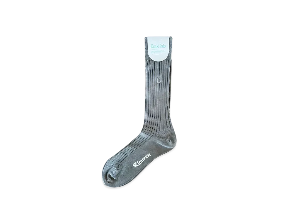 Ernie Palo Rib Socks Kleuren "Gray"