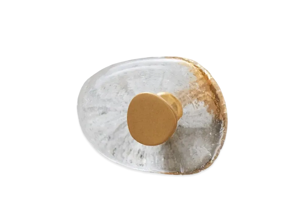 Ernie Palo Glass Brooch Type01 "Gold"