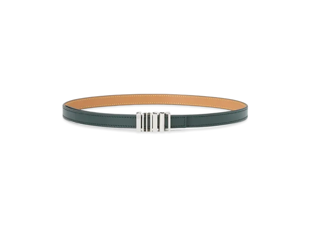 LOEWE Graphic Belt "Deep Forest/Palladium"