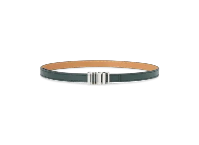 LOEWE Graphic Belt "Deep Forest/Palladium"