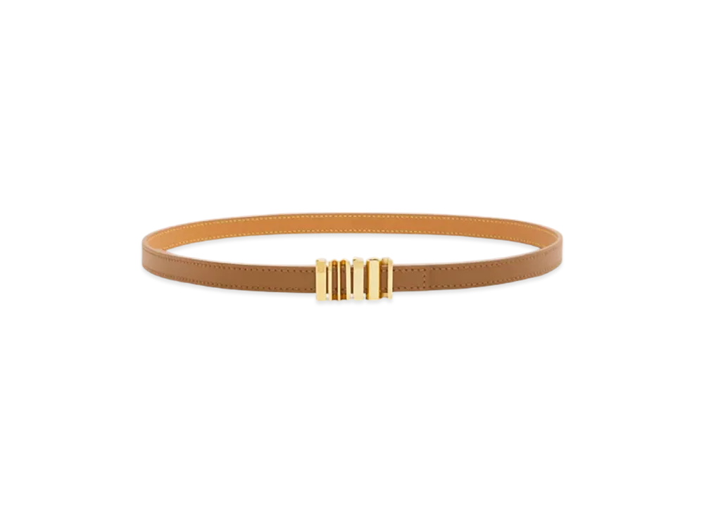 LOEWE Graphic Belt "Oak/Gold"
