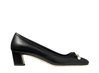 Jimmy Choo Women's Elme 45 Nappa Leather Pumps "Black"
