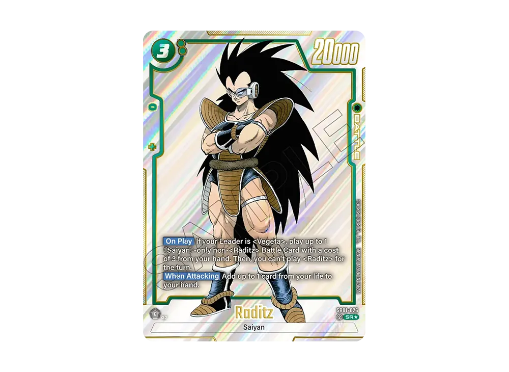 Raditz SR* [SB01-026][EN](FUSION WORLD 
