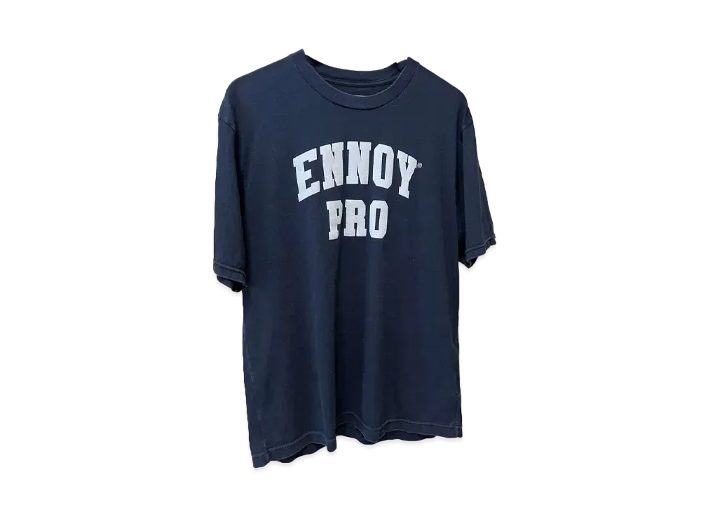 ENNOY 20SS College Logo Tee "Navy" SS20BRENCT01AM