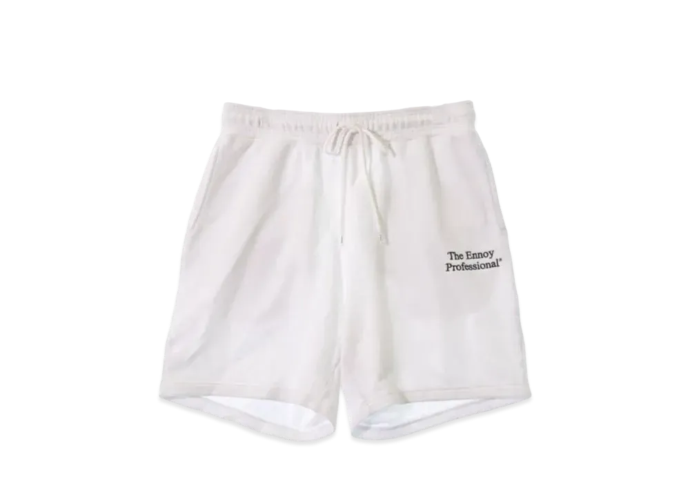 ENNOY 20SS Sweat Short Pant "White" SS20BRENPT02AM