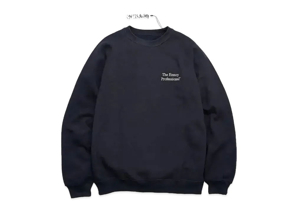 ENNOY x Stylistshibutsu 21SS Sweat Crewneck "Navy" SS21BRENCT06NTL