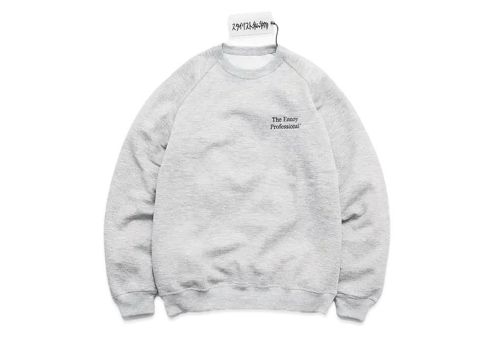 ENNOY x Stylistshibutsu 21SS Sweat Crewneck "Grey" SS21BRENCT06NTL