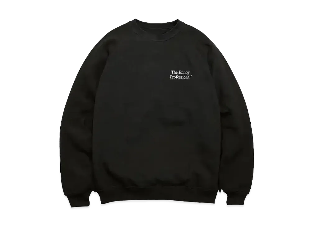 ENNOY x Stylistshibutsu 21SS Sweat Crewneck "Black" SS21BRENCT06NTL