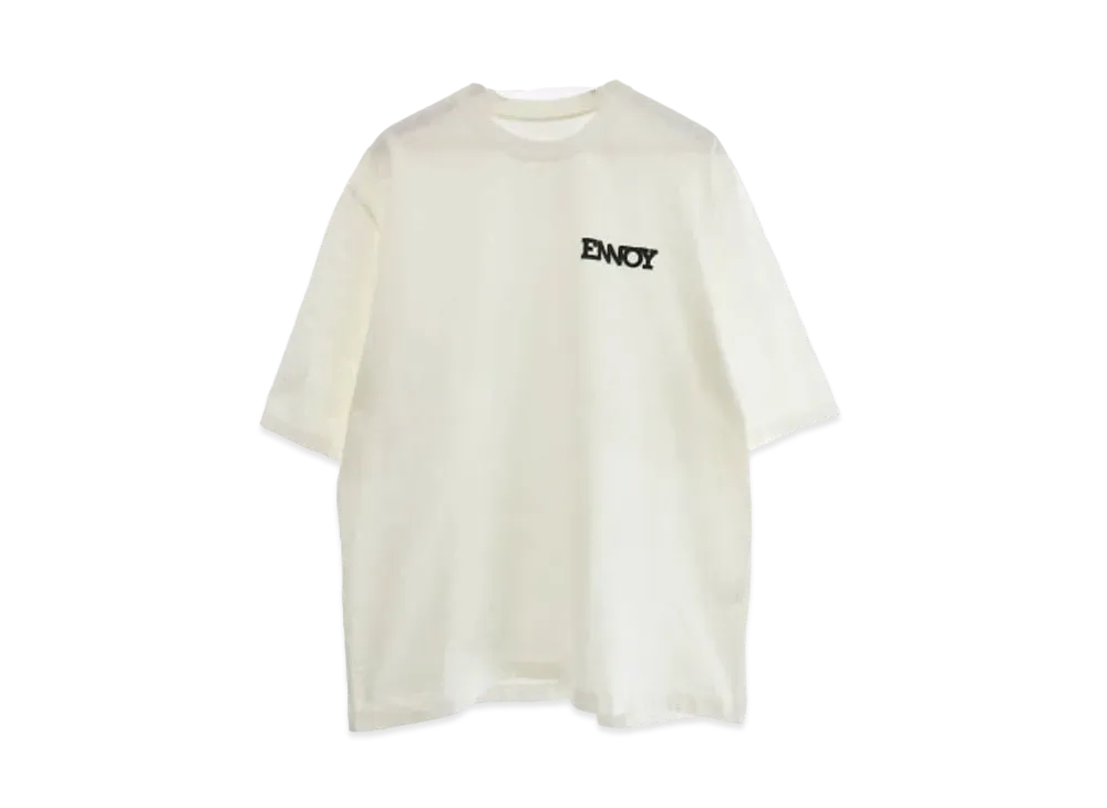 ENNOY 21SS Electric Logo S/S Tee "White" SS21BRENCT08NTL