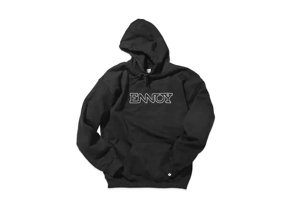 ENNOY 22SS Electric Logo Hoodie "Black"