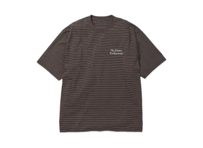 ENNOY 22SS S/S Border Tee "Brown" SS22BRENCT05AM
