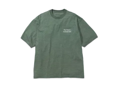 ENNOY 22SS S/S Border Tee "Green" SS22BRENCT05AM