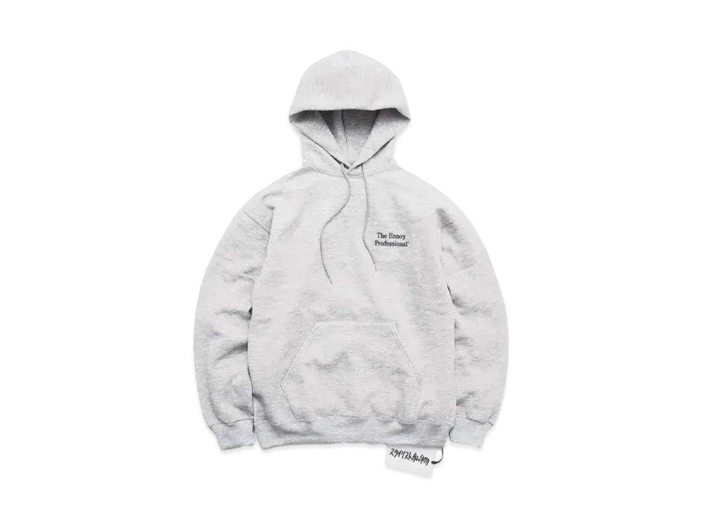 ENNOY x Stylistshibutsu 22AW Sweat Hoodie "Grey/Black" AW22BRENCT02NTL