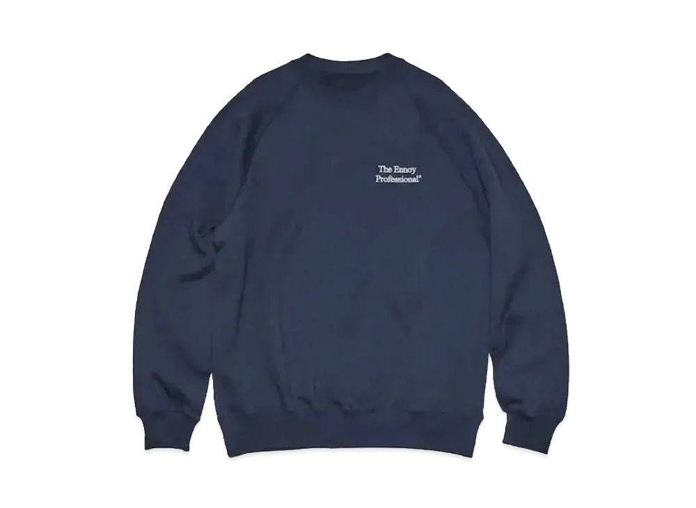 ENNOY x Stylistshibutsu 22AW Crew Sweat "Navy/White" AW22BRENCT01NTL