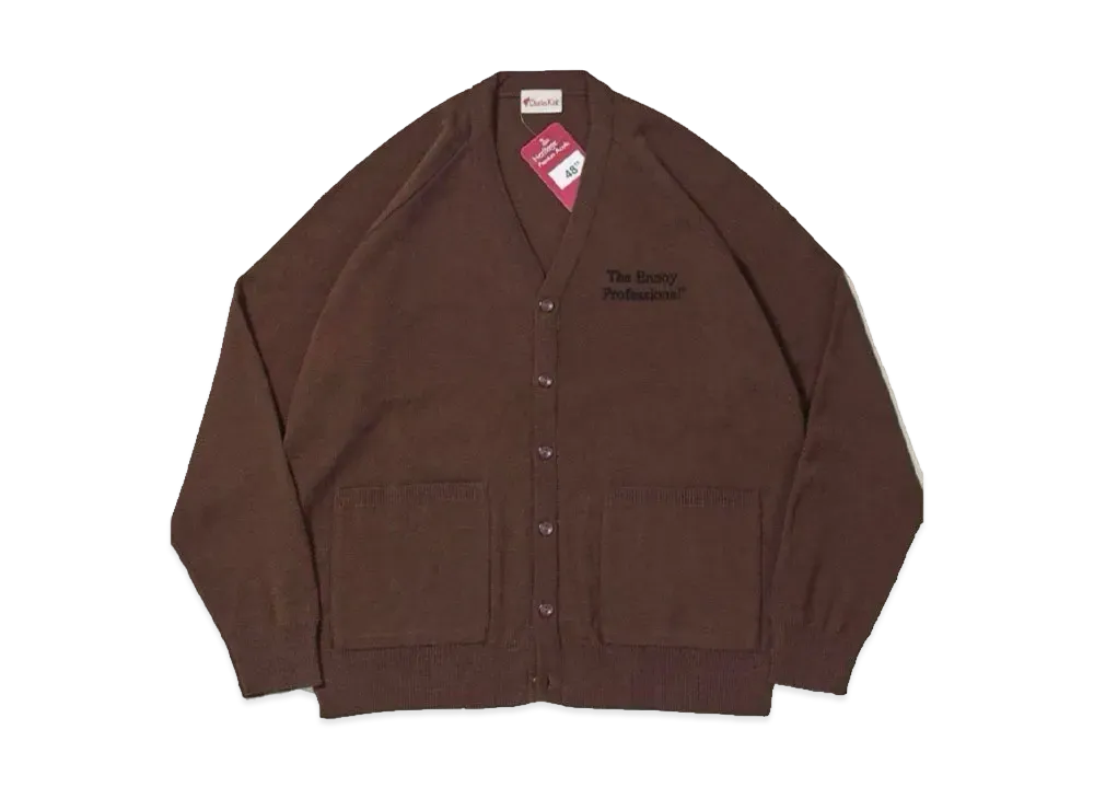 ENNOY 22AW Button Cardigan "Brown"