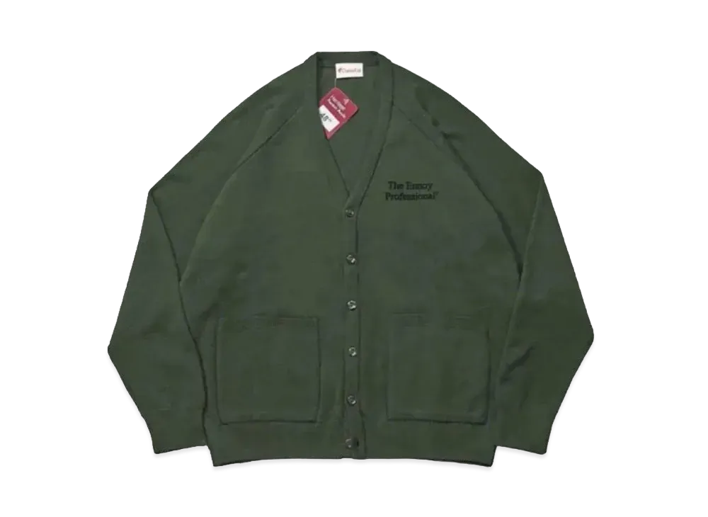 ENNOY 22AW Button Cardigan "Green"