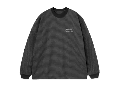 ENNOY 23SS L/S Border T-Shirts "Black/White"