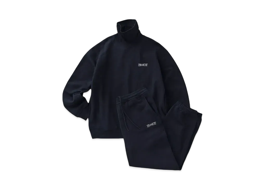 ENNOY Electric Logo Turtleneck Sweat Set Up "Navy"