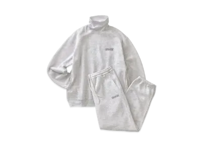 ENNOY Electric Logo Turtleneck Sweat Set Up "Ash Gray"