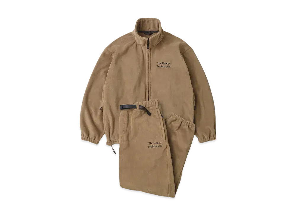 ENNOY 24AW Polartec Fleece Set Up "Camel"