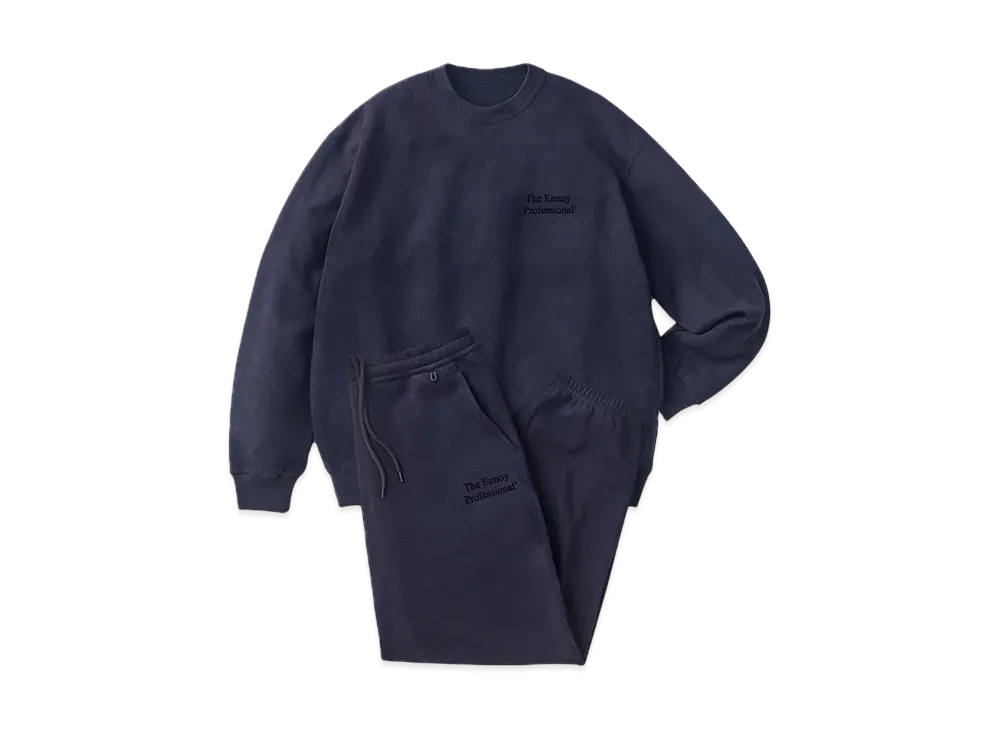 ENNOY Professional Crew Sweat Set Up "Navy/Black" 25SS