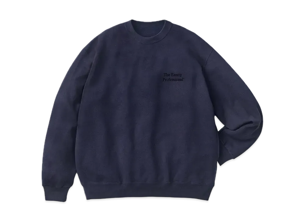 ENNOY Professional Crew Sweat "Navy/Black" 25SS