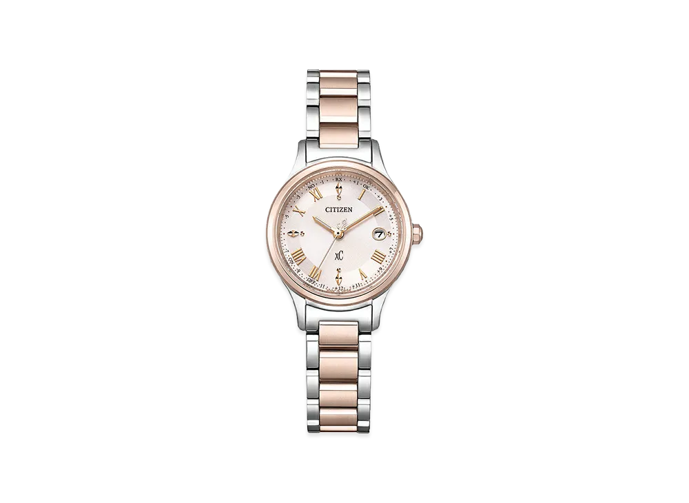 CITIZEN Women's XC Hikari Collection Eco-Drive Super Titanium "Silver/Pink"