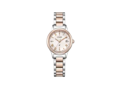 CITIZEN Women's XC Hikari Collection Eco-Drive Super Titanium "Silver/Pink"