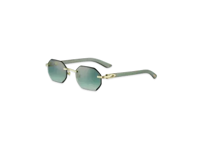 Cartier Signature C de Cartier Sunglasses "Green"
