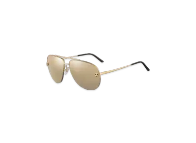 Cartier Panthere de Cartier Sunglasses "Gold Mirror"