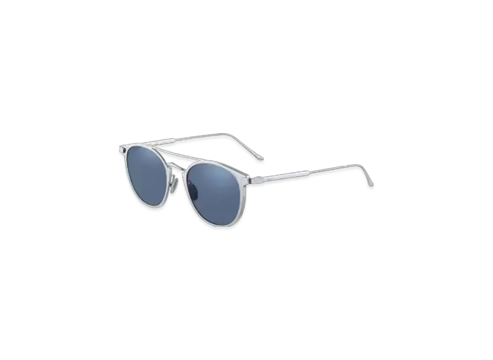 Cartier C de Cartier Sunglasses "Gray/Dark Blue"