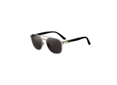 Cartier C de Cartier Sunglasses "Black/Gold/Dark Gray"