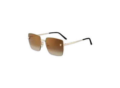 Cartier Panthere de Cartier Sunglasses "Gradient Brown"