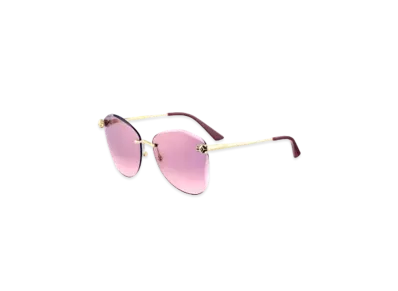 Cartier Panthere de Cartier Sunglasses "Gradient Pink/Purple"