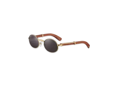 Cartier Premiere de Cartier Sunglasses "Brown/Gray"