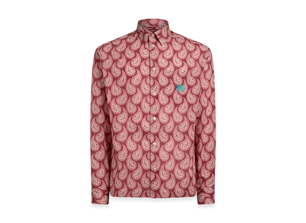 ETRO per Kaito Takahashi Long Sleeve Shirt "Burgundy"