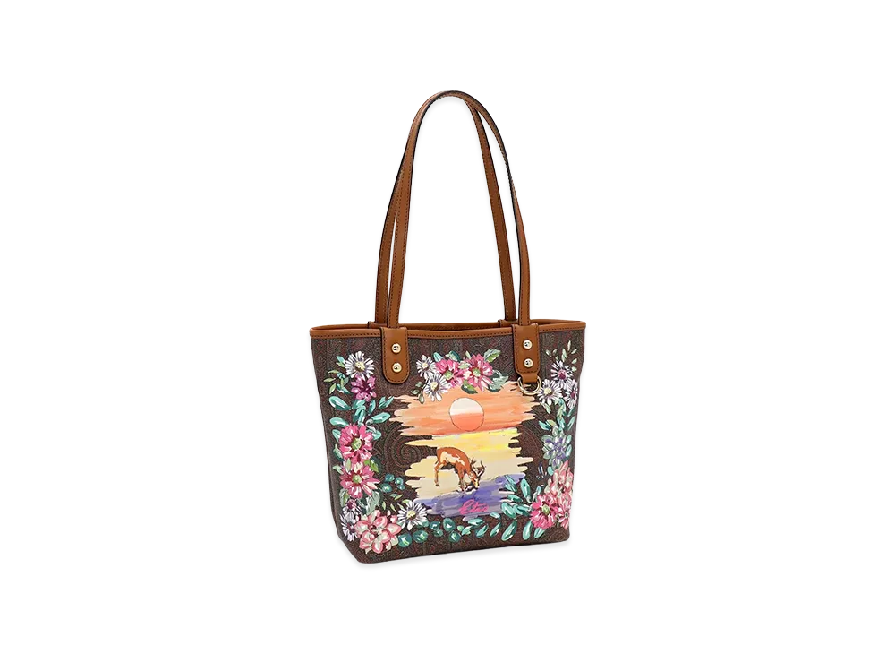 ETRO Women's Paisley Tote Bag "Wine Multi"