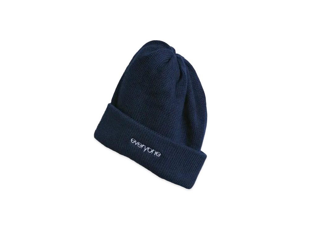 Everyone Comesandgoes Cotton Beanie "Navy"