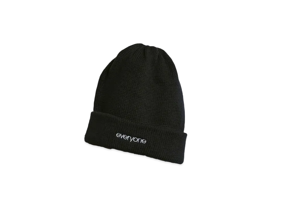 Everyone Comesandgoes Cotton Beanie "Black"