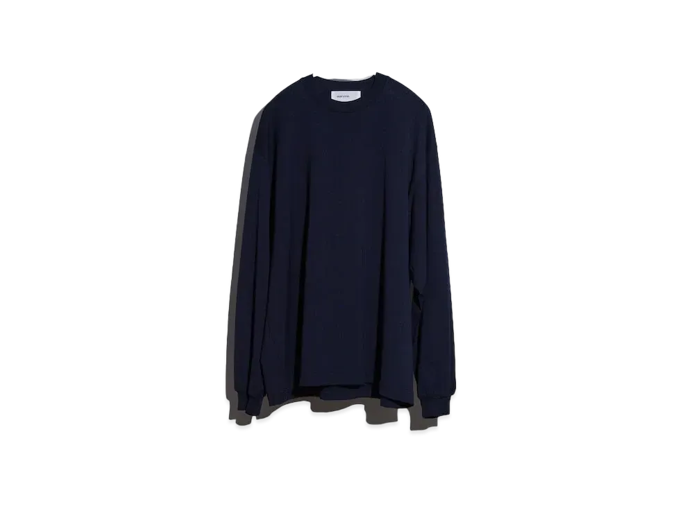 Everyone Cotton Long Sleeve T-Shirt "Navy"