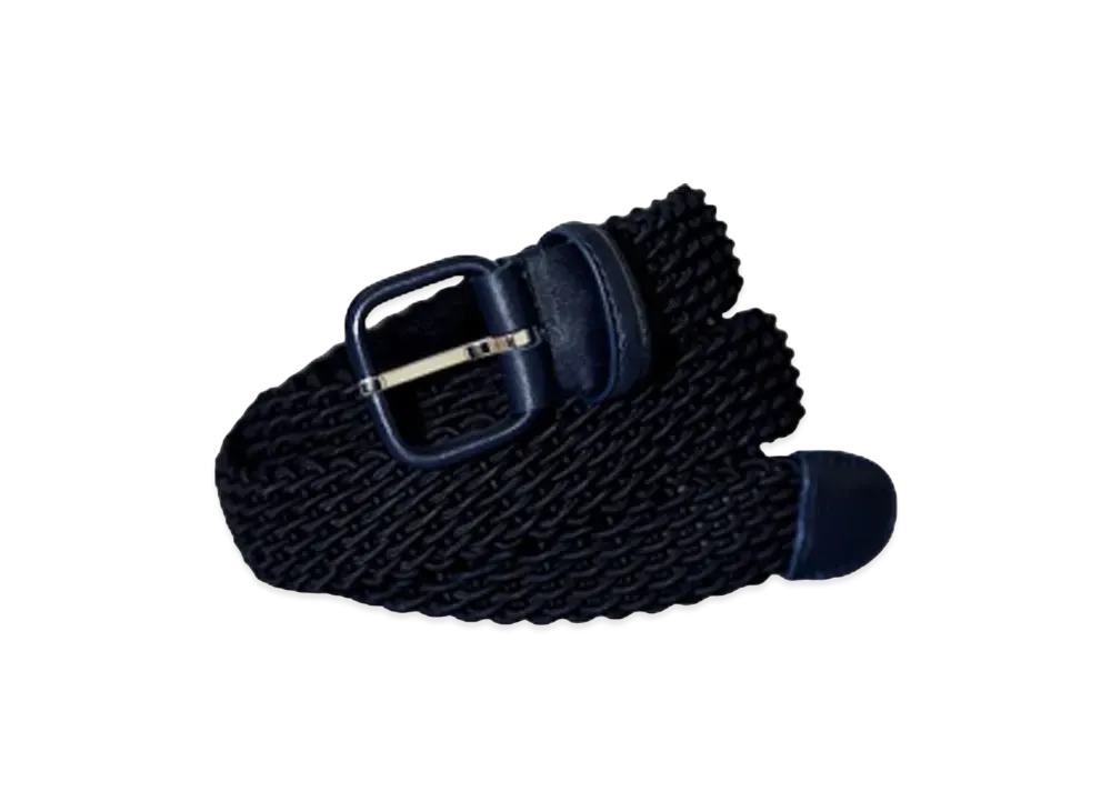 Everyone L'Aiglon Woven Elastic Belt "Navy"