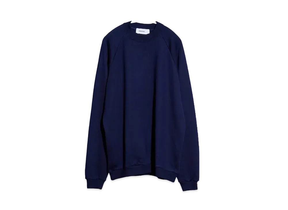 everyone Cotton Crew Neck Sweatshirt "Navy"