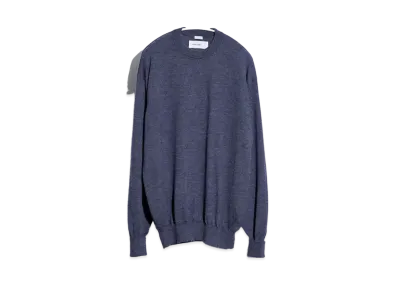everyone A.PRESSE Cashmere High Gauge Crew Neck Sweater "Charcoal"
