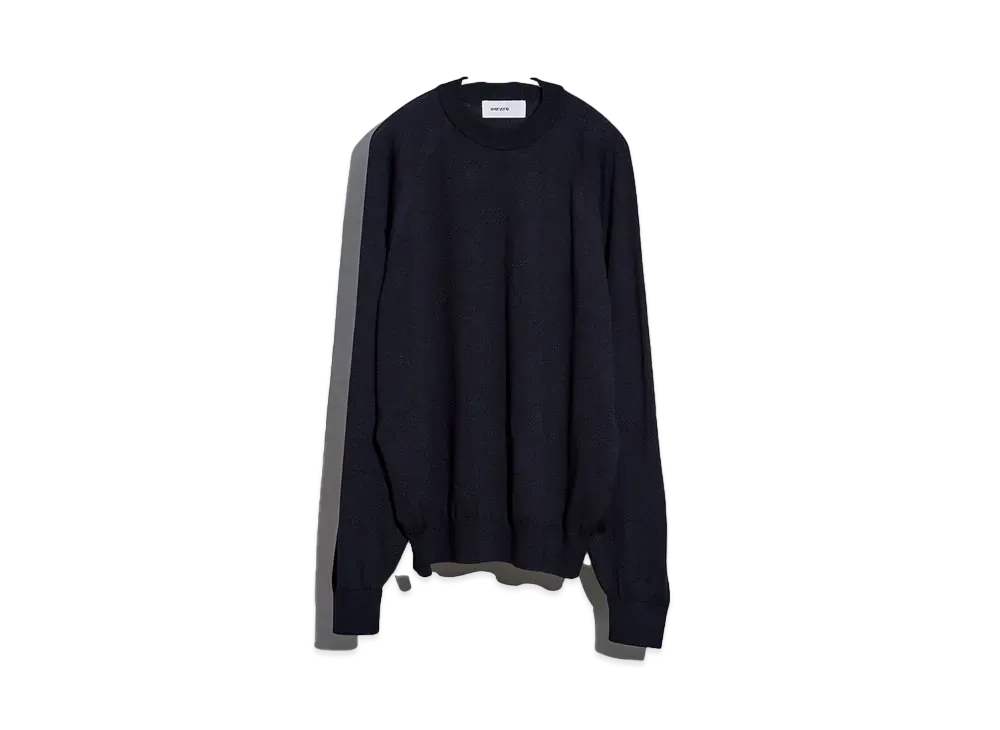 Everyone High Gauge Knit Sweater "Black"
