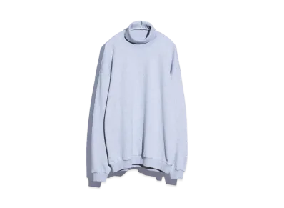 Everyone Cotton Turtleneck Sweatshirt "Ash Heather"
