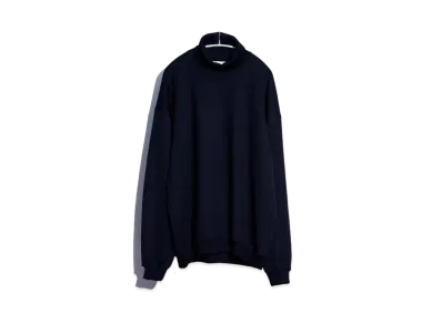 Everyone Cotton Turtleneck Sweatshirt "Black"
