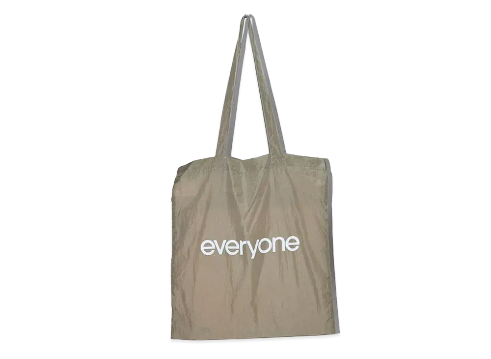 everyone Nylon Logo Tote Bag "Khaki"